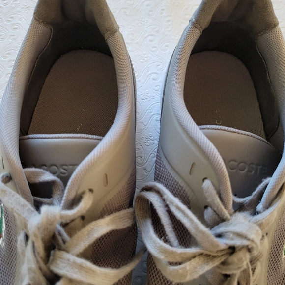 Lacoste Mens sz10 Court Minimal Sport Sneakers Grey - Picture 11 of 11